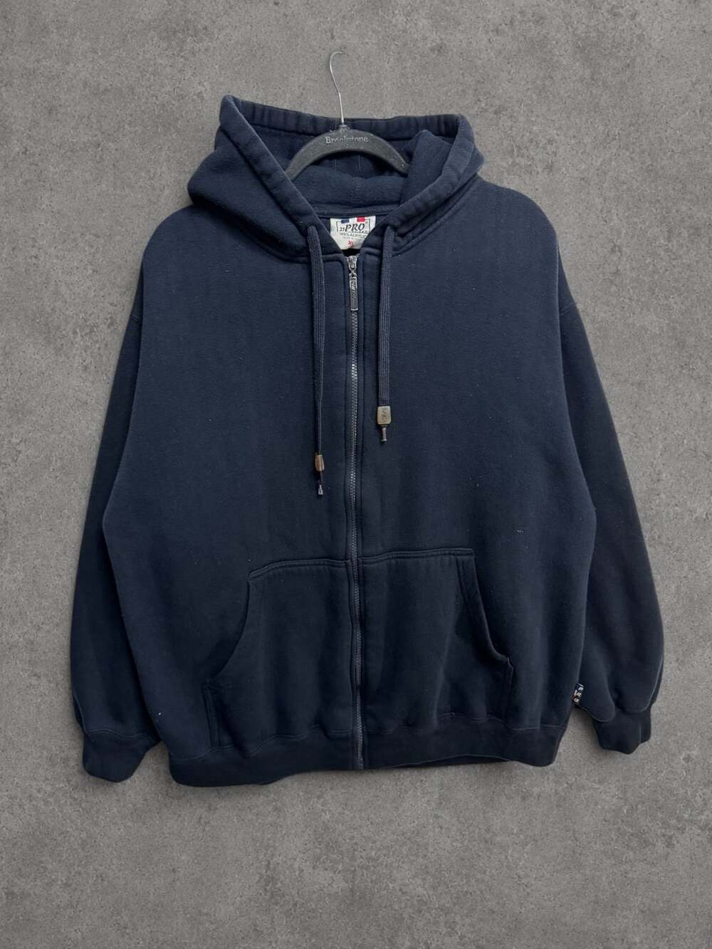 90s Vintage 21 Pro USA Sportswear l Navy Blue Full Zip
